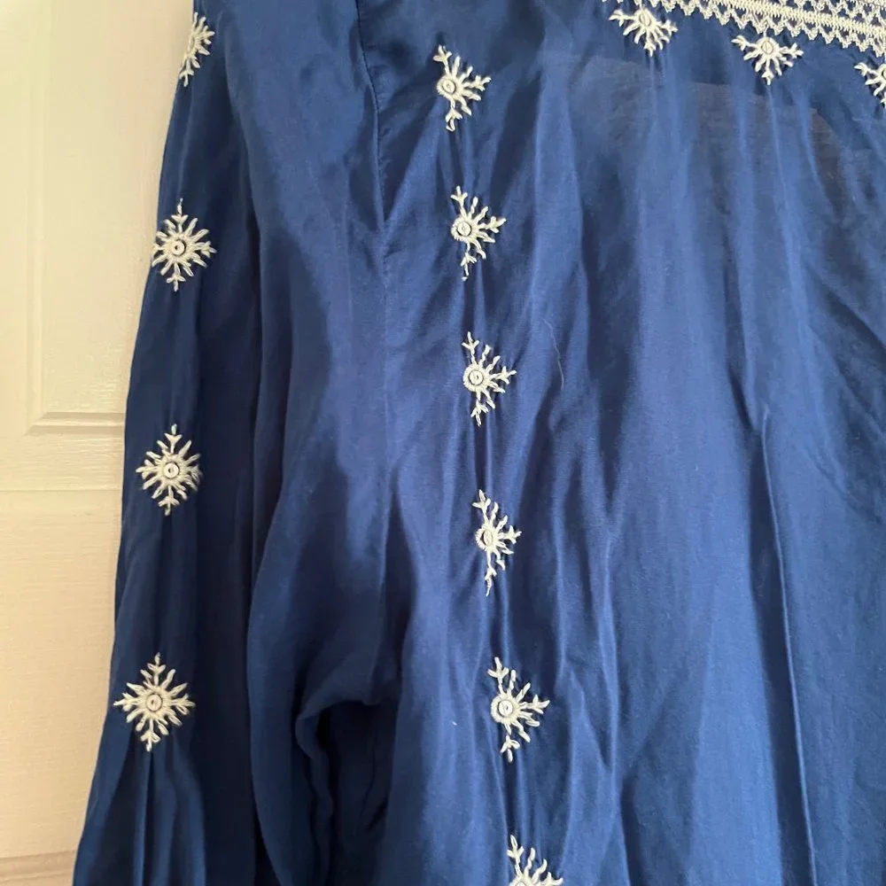 Lucky Brand Embroidered Tunic - M - Picture 4 of 14